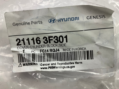 NEW 4.6L 5.0L V8 Cylinder Block Valley Pan Cover OEM For Hyundai 211163F301