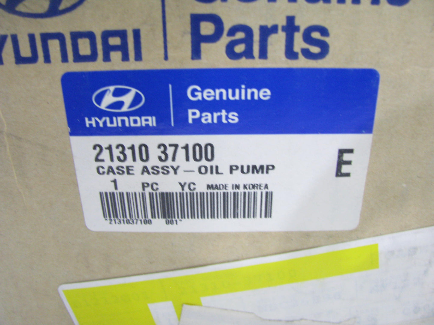 NEW GENUINE OEM For Hyundai 2.7L V6 Engine Oil Pump 2131037100