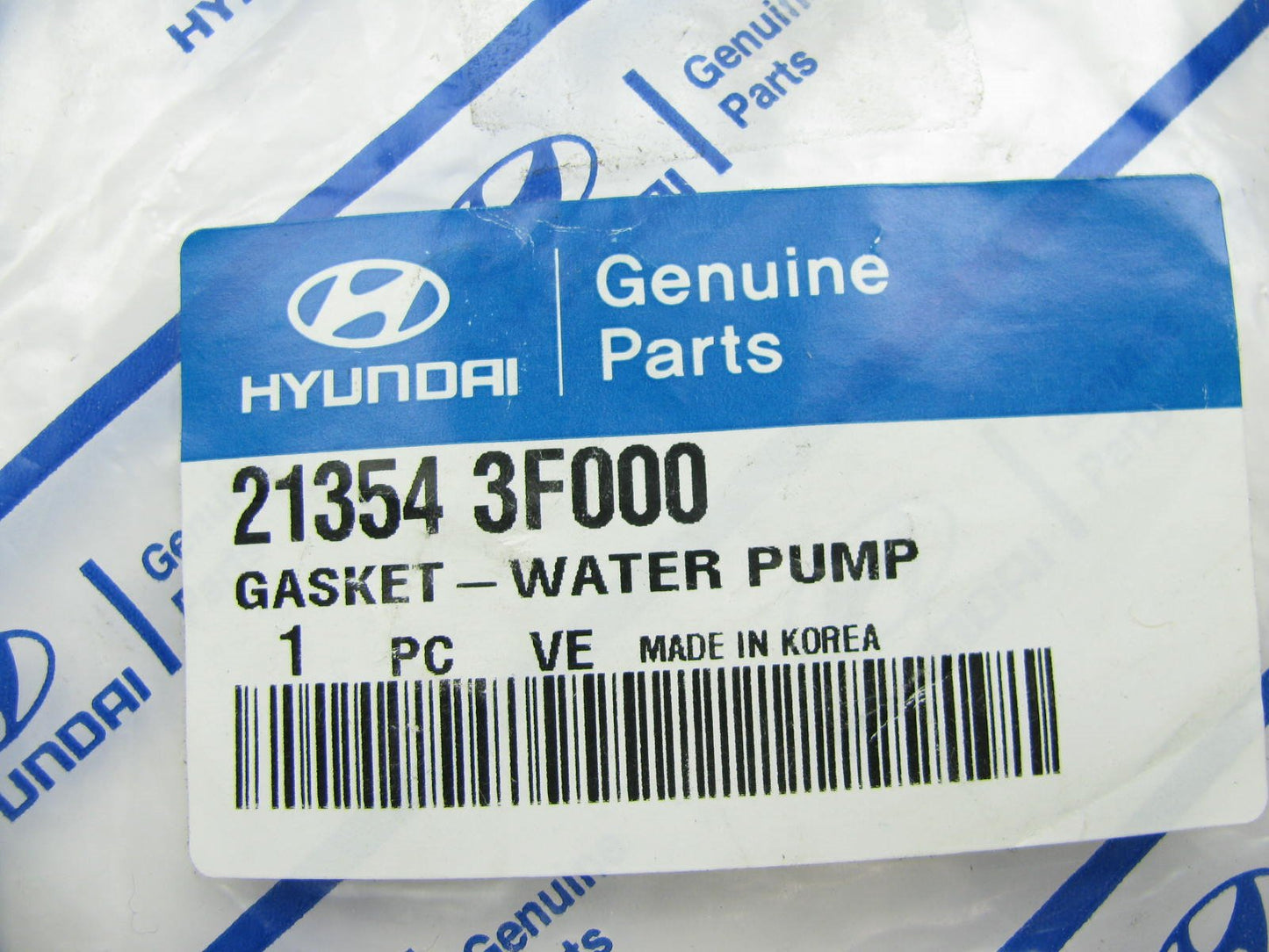 NEW Engine Water Pump Gasket OEM For 11-16 Hyundai Equus 5.0L 4.6L