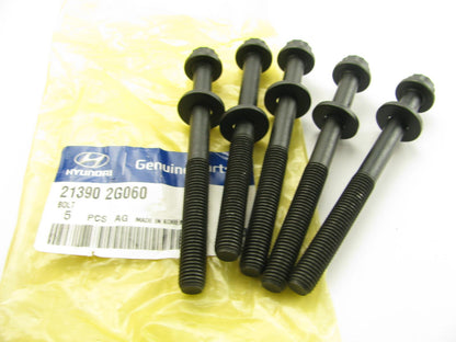 (5) NEW GENUINE OEM Rear Oil Pump / Balance Shaft Bolts For Hyundai 213902G060