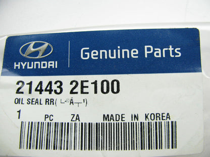 NEW - OEM 214432E100 Rear Engine Crankshaft Seal For Hyundai 1.8L 2.0L 2.4L