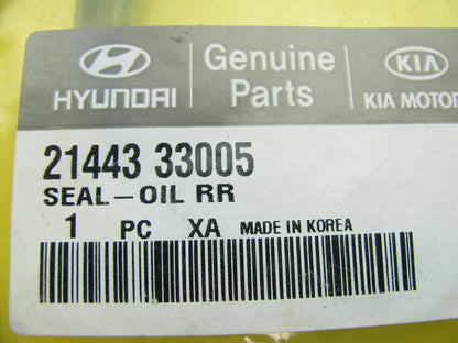 NEW - GENUINE Engine Crankshaft Seal Rear Main Seal OEM For Hyundai 2144333005