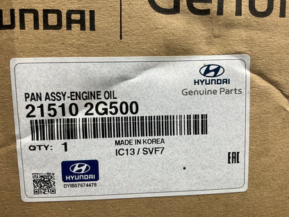 NEW GENUINE Engine Oil Pan OEM For Hyundai 215102G500