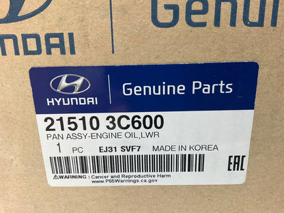 NEW GENUINE Engine Oil Pan OEM For Hyundai 3.8L V6 215103C600