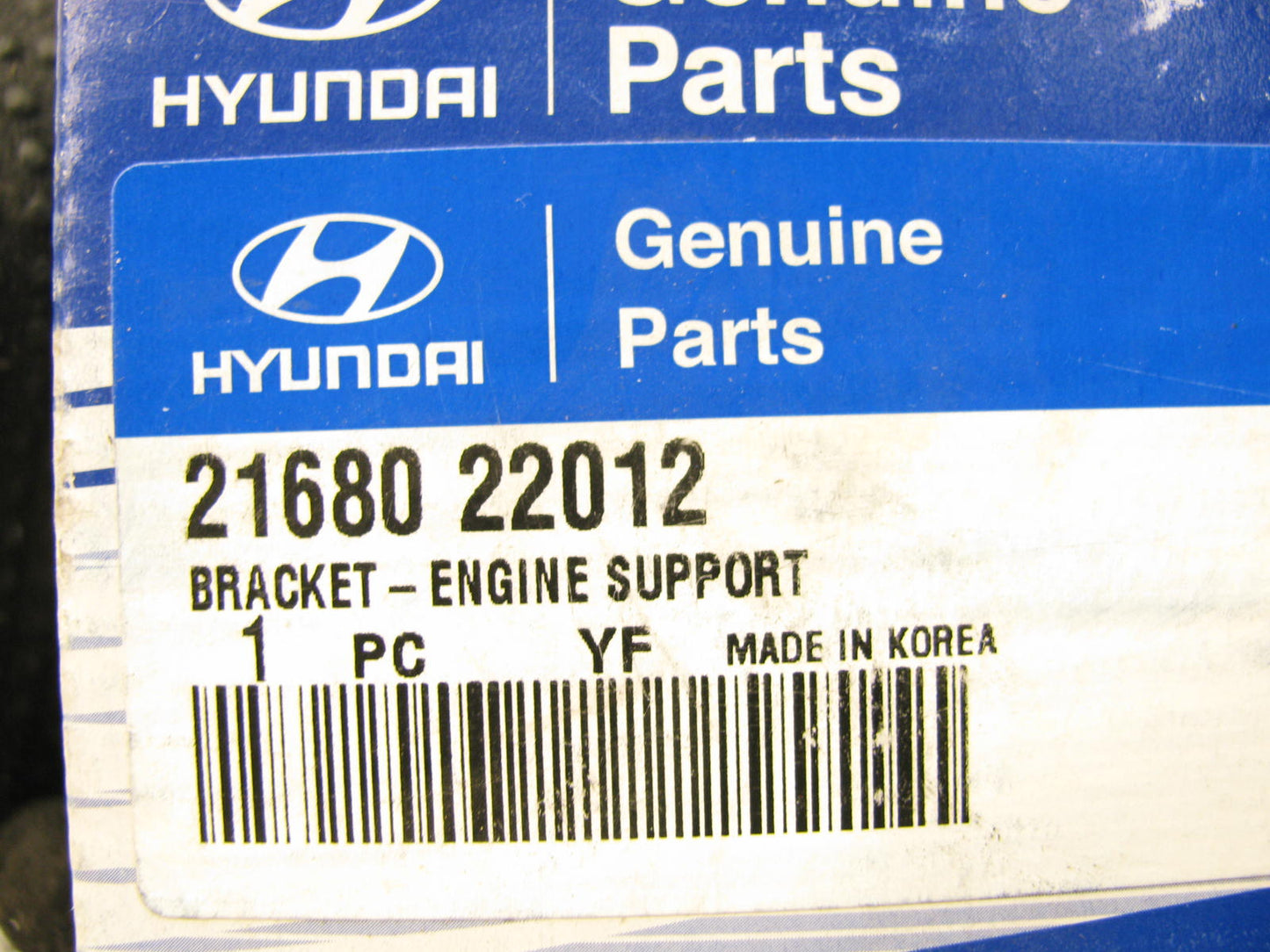 NEW - OEM 2168022012 Engine Support Bracket For 1994-2006 Hyundai Accent