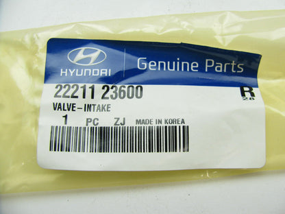 NEW - OEM Engine Intake Valve For 2001-2012 Hyundai Elantra 2.0L 2221123600