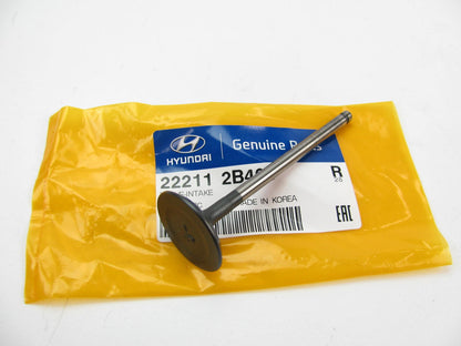 (1) NEW GENUINE Engine Intake Valve OEM For Hyundai 222112B400