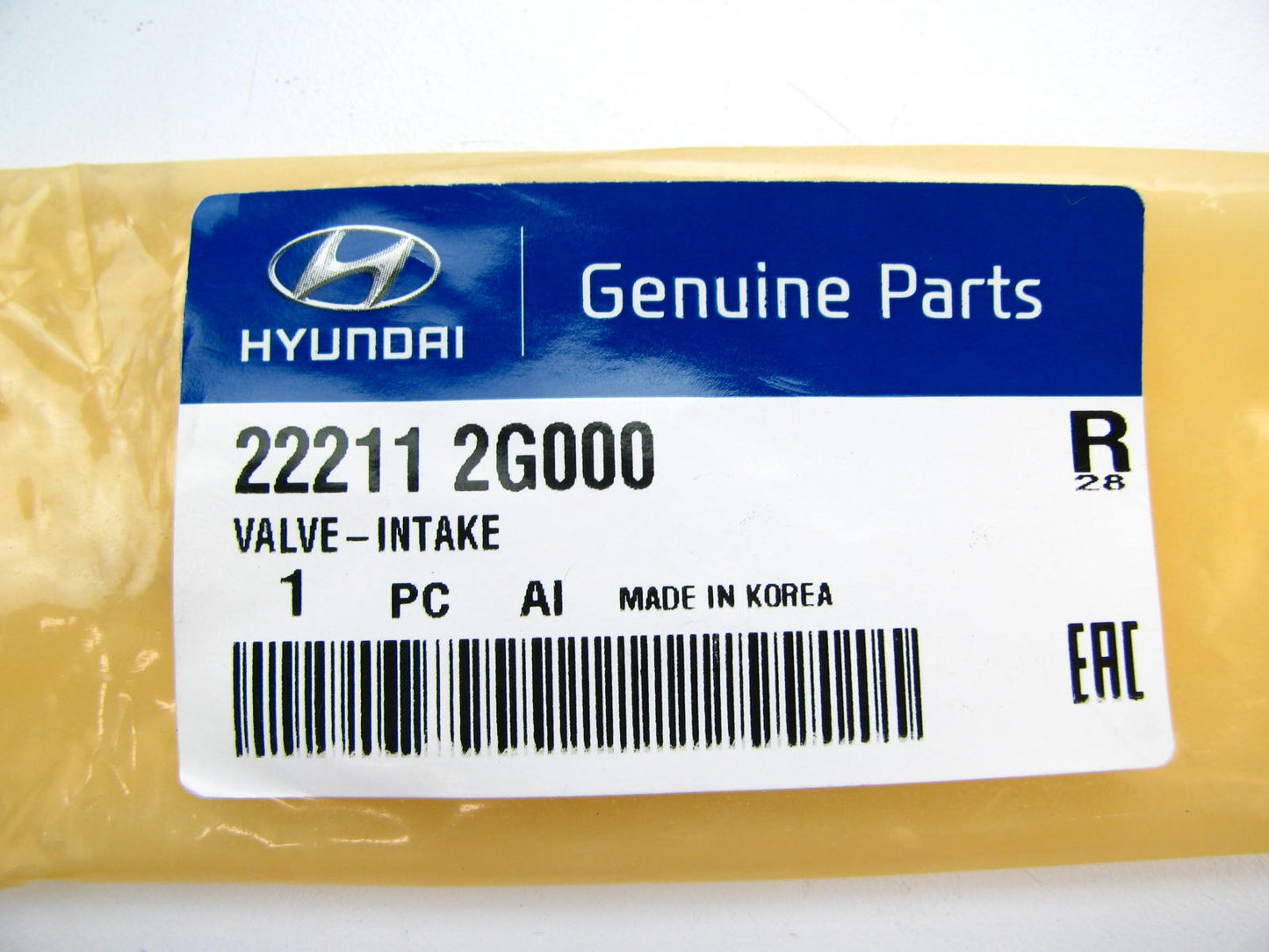 New OEM Engine Intake Valve For 08-15 Sonata, 09-15 Optima 222112G000
