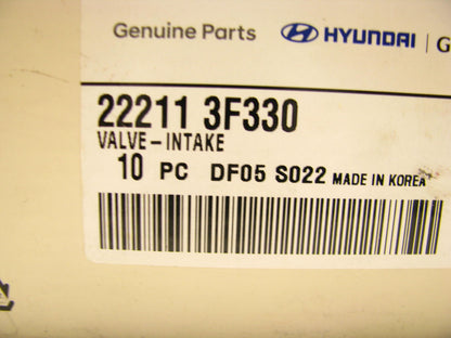 (6) NEW GENUINE Engine Intake Valves OEM For 2010-2015 Hyundai 4.6L 5.0L
