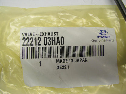 NEW - OEM 2221203HA0 Engine Exhaust Valve For Hyundai