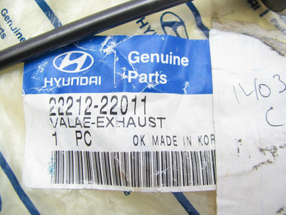 NEW GENUINE OEM Engine Exhaust Valve For 95-02 Accent 2221222011