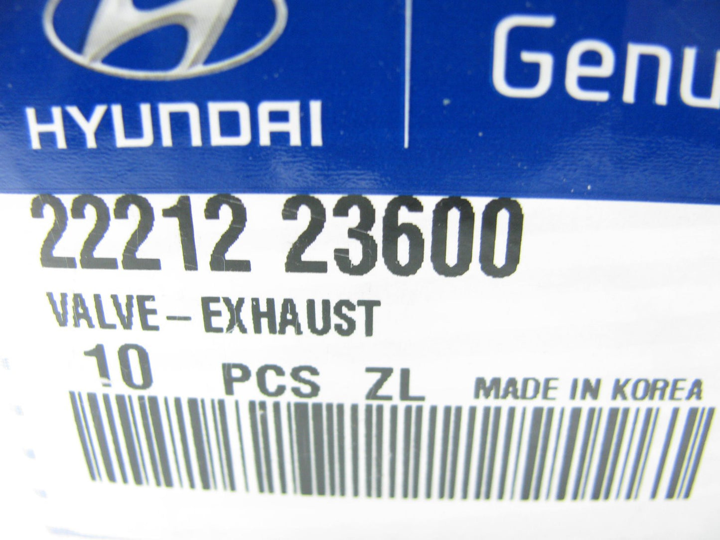 (8) NEW GENUINE Engine Exhaust Valves OEM For 2001-2012 Hyundai 2.0L DOHC