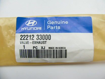 NEW - OEM Engine Exhaust Valve For 1992-05 Sonata 2001-06 Optima 2221233000