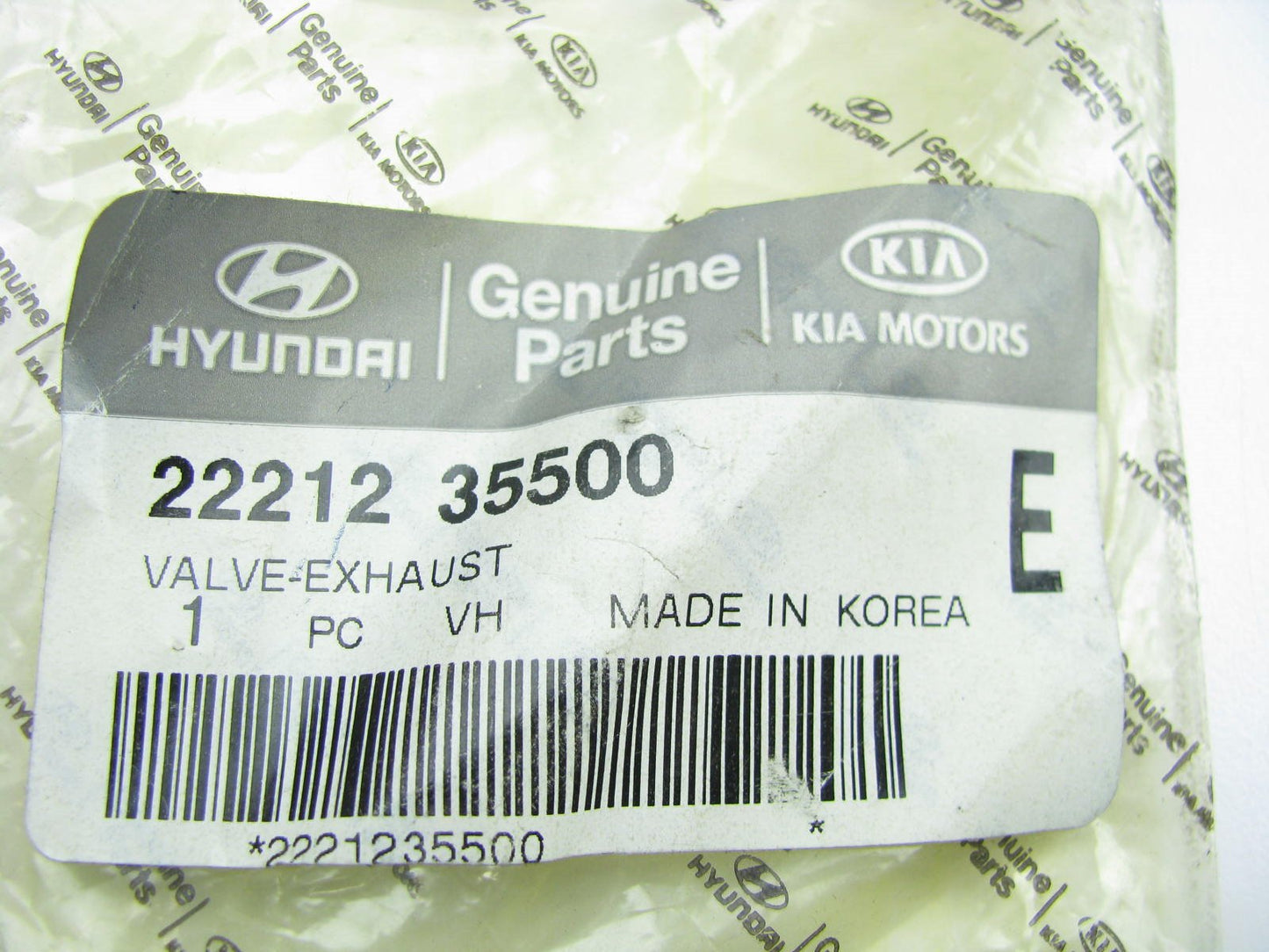 NEW GENUINE Engine Exhaust Valve OEM For Hyundai 3.5L V6  2221235500