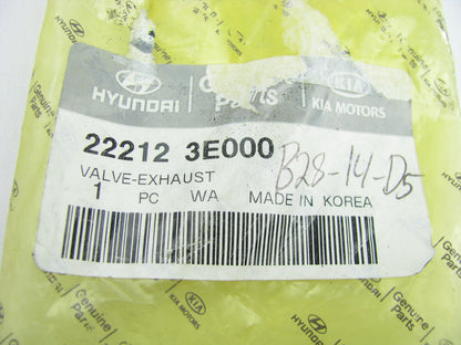 (1pc) New OEM Engine Exhaust Valve For 07-09 Santa Fe 2.7L V6 ONLY 222123E000