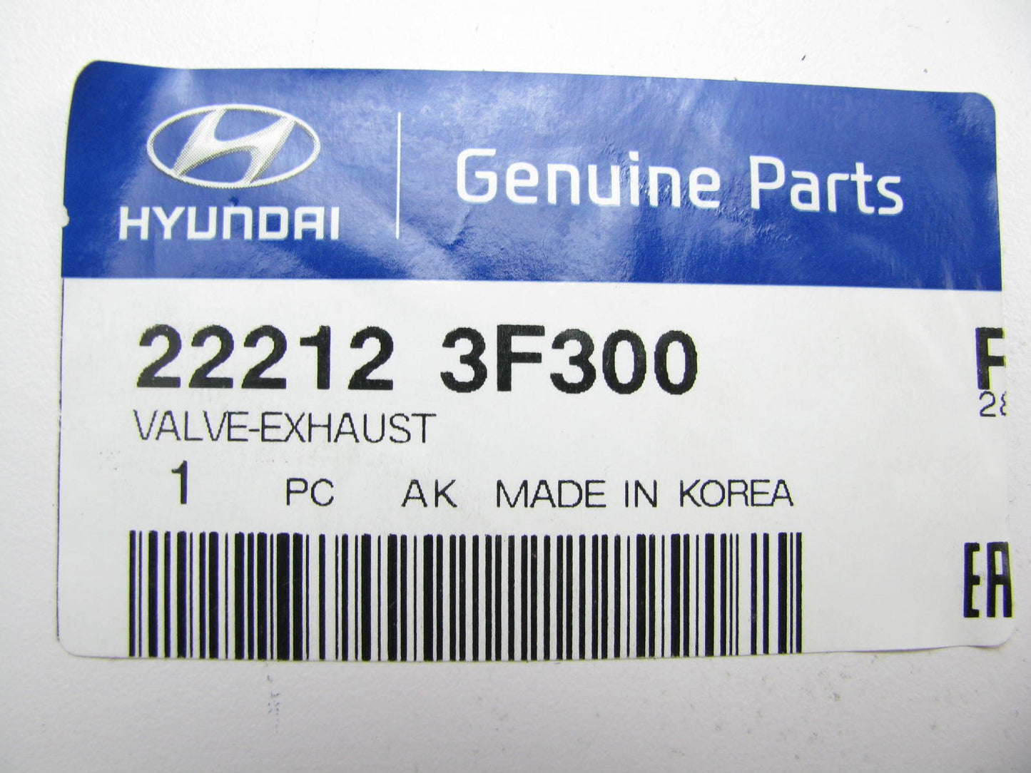 New Engine Exhaust Valve (1pc) OEM For Hyundai V8 Only 222123F300