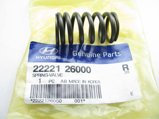 NEW - OEM 2222126000 Engine Valve Spring For 2001-2011 Hyundai Accent 1.6L ONLY