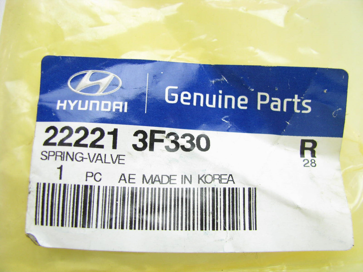 (1) NEW GENUINE Engine Valve Spring OEM For Hyundai V8 222213F330