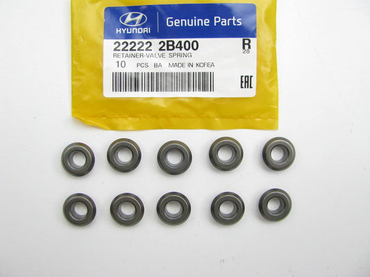 (10 Pcs) New Engine Valve Spring Retainers OEM For Hyundai 1.6L ONLY 222222B400