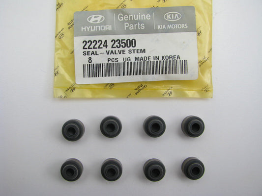 (8 PCS) - New Genuine Engine Valve Stem Oil Seals OEM For Hyundai 2222423500