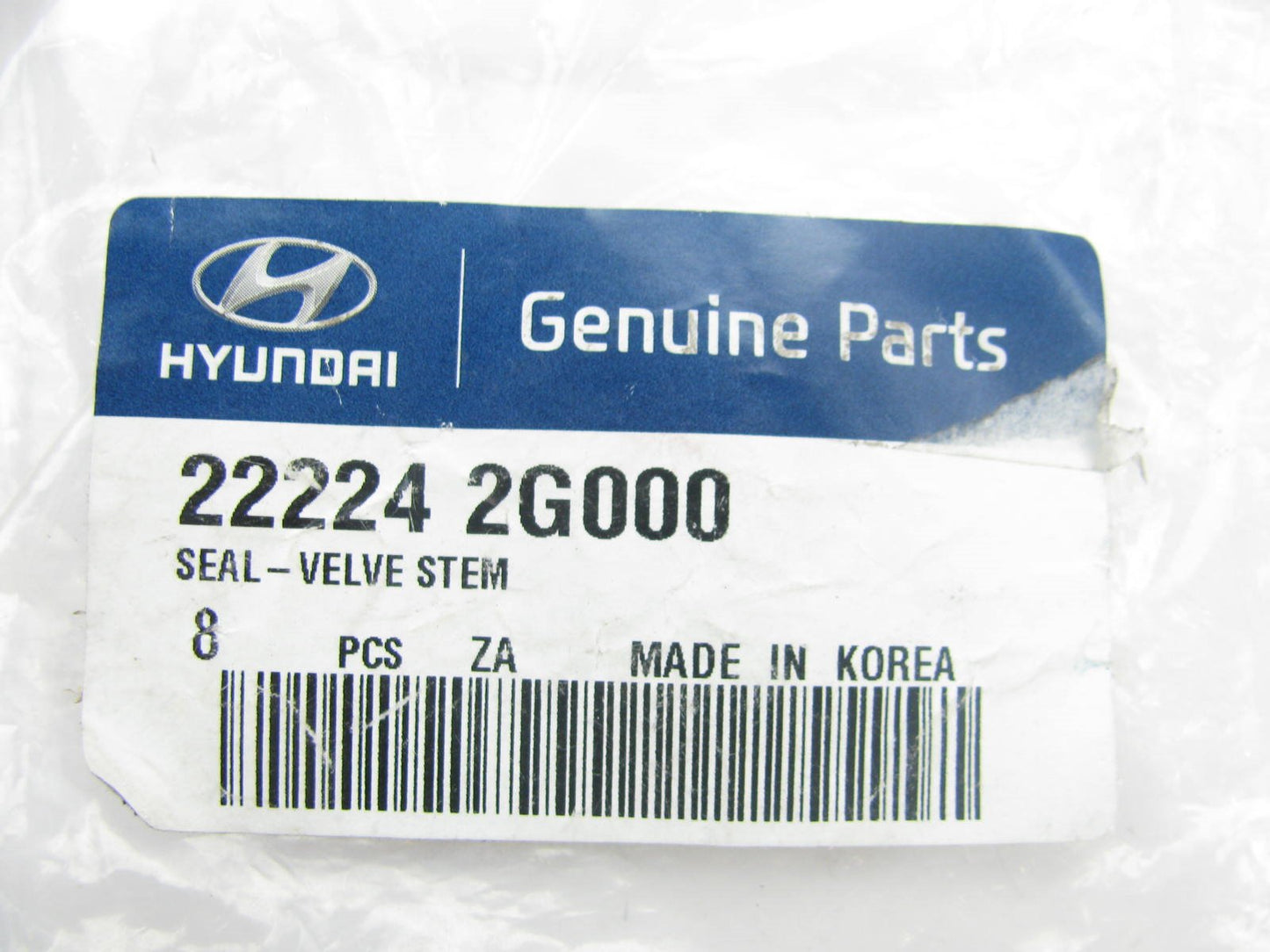 (8) NEW - OEM 222242G000 Engine Valve Stem Oil Seals For Hyundai