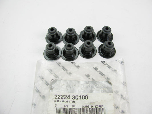 PACK Of 8 Engine Valve Stem Oil Seals OEM For Hyundai 222243C100