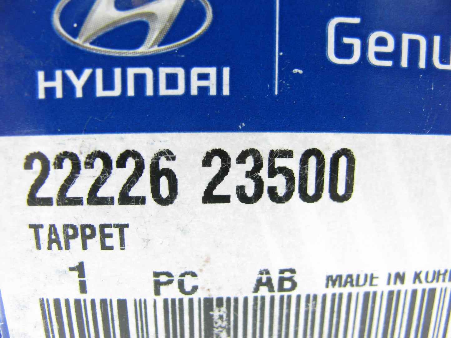 NEW - OEM 22226-23500 Engine Valve Lifter Tappet For 2001-09 Hyundai 2.0L DOHC