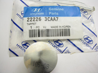 NEW - OEM 222263CAA7 Camshaft Follower Valve Lifter Tappet 3.105mm For Hyundai