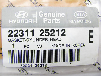 NEW GENUINE - OEM 2231125212 Cylinder Head Gasket For 2009-2014 Hyundai 2.4L-L4