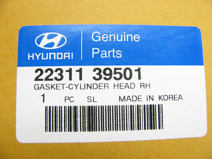 NEW GENUINE Engine Cylinder Head Gasket (REAR BANK) OEM For 02-06 Hyundai 3.5 V6