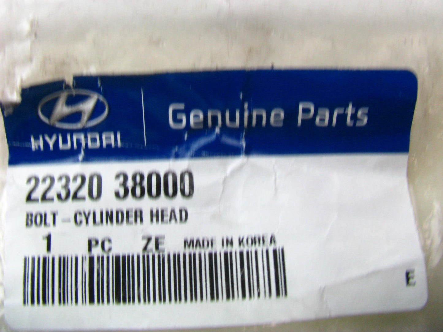 New Genuine Engine Cylinder Head Bolt OEM For Hyundai 2.4L 4-CYL ONLY 2232038000