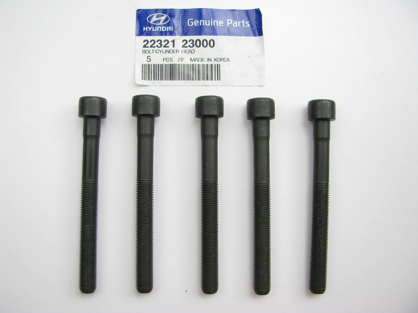 (5 PCS) New Genuine Engine Cylinder Head Bolts For Hyundai 2.0L ONLY 2232123000