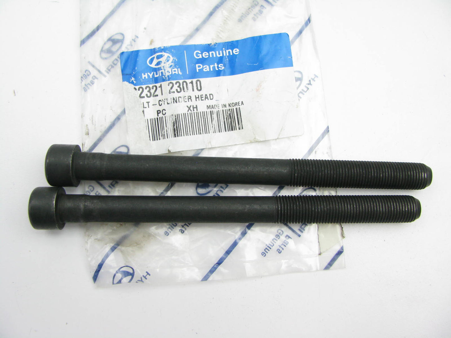(2) NEW - OEM 2232123010 Cylinder Head Bolts For 2000-2012 Hyundai 2.0L DOHC