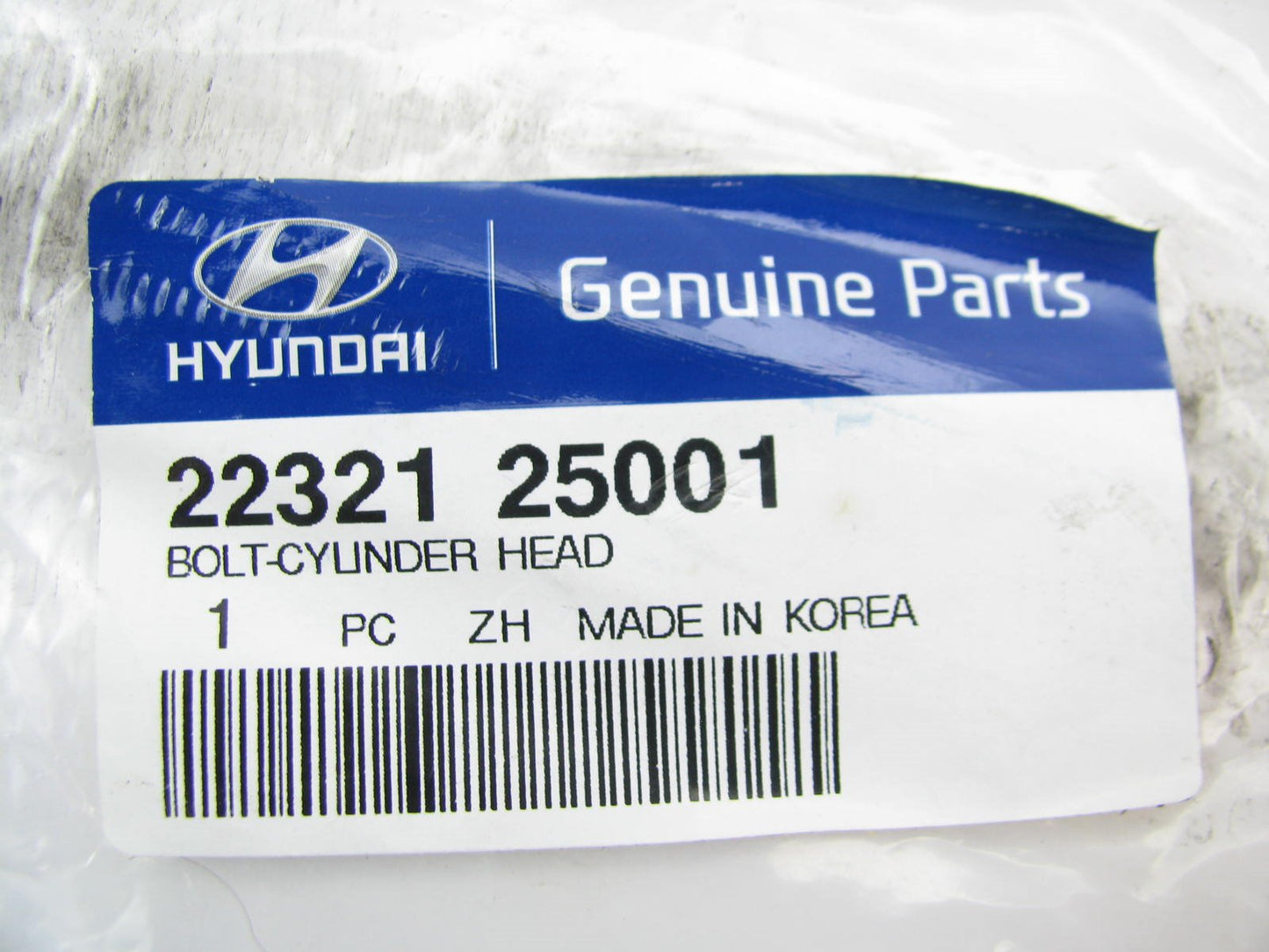 (1) New Genuine Engine Cylinder Head Bolt OEM For Hyundai 2232125001