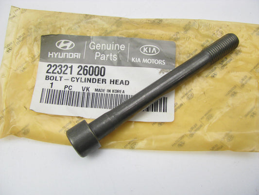 (1) NEW OEM Cylinder Head Bolt For 2001-2011 Hyundai Accent 1.6L  22321-26000