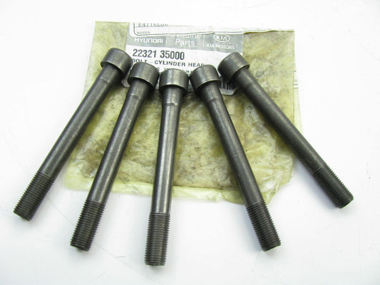 (5) New Genuine OEM Engine Cylinder Head Bolts For Hyundai 2232135000  3.5L V6