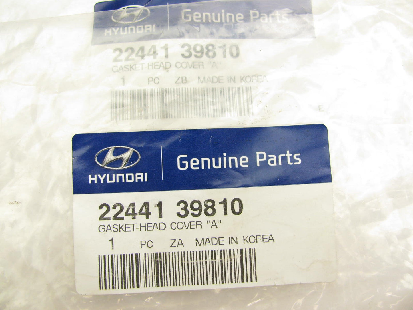 (2) NEW GENUINE Engine Valve Cover Gaskets OEM For 02-06 Kia 3.5L 2244139810