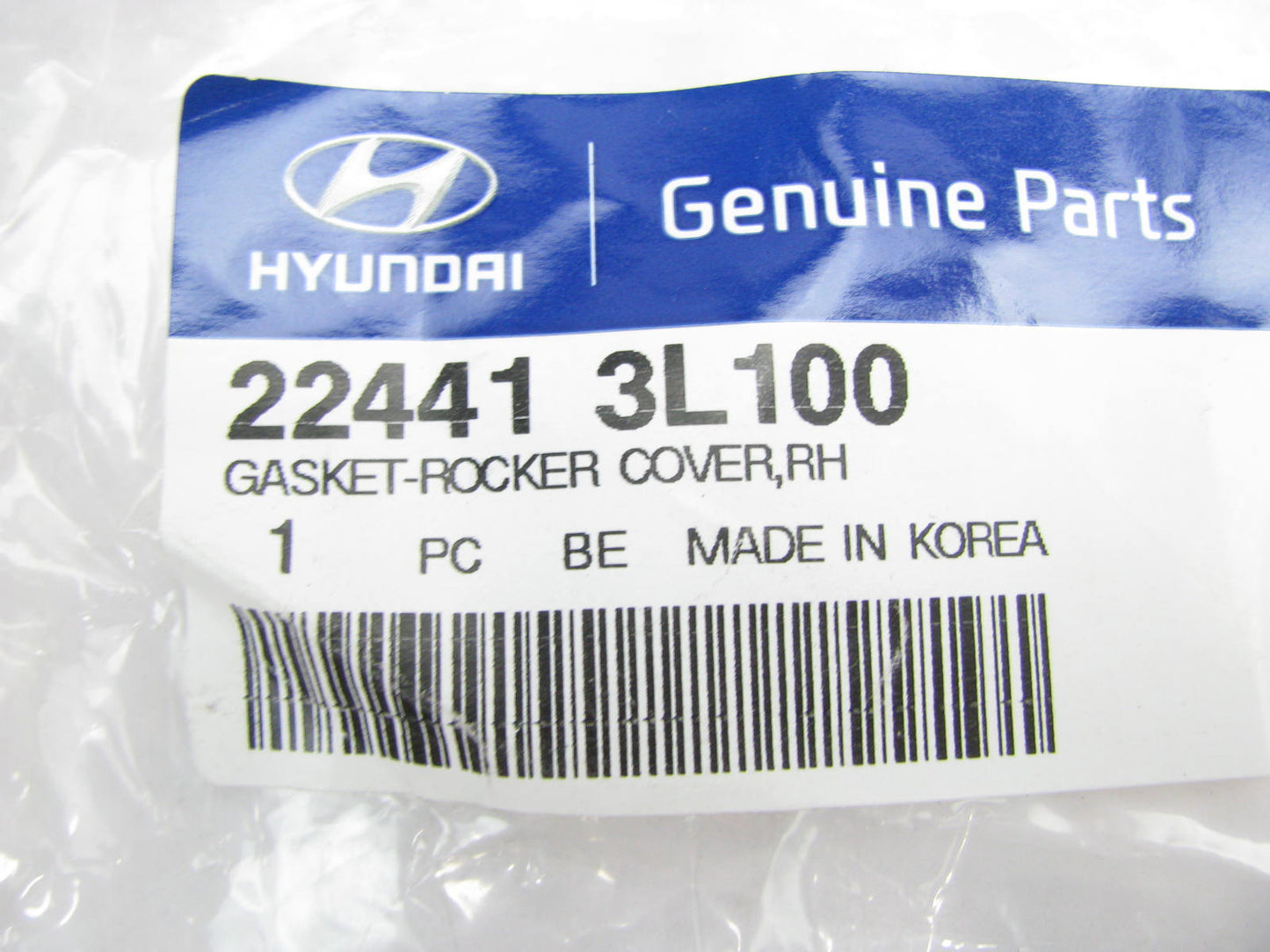 NEW - OEM 224413L100 Right Valve Cover Gasket For 2017-2018 Genesis G80 G90
