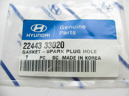 New OEM Engine Spark Plug Hole Gasket Tube Seal For 95-98 Sonata 2.0L 2244333020