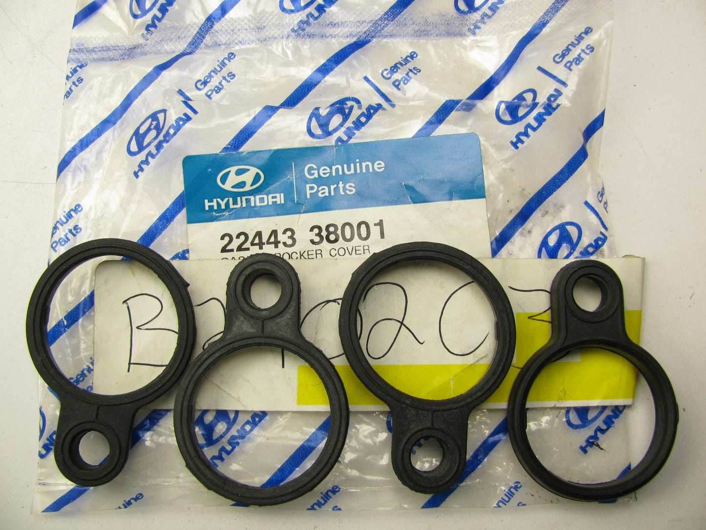 (4) NEW GENUINE Spark Plug Tube Seals Gasket OEM For 1999-2005 Hyundai 2.4L