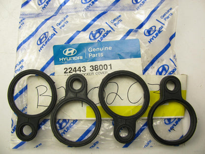(4) NEW GENUINE Spark Plug Tube Seals Gasket OEM For 1999-2005 Hyundai 2.4L