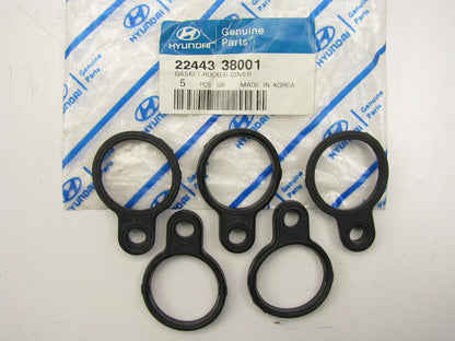 (5) NEW Spark Plug Tube Seals OEM For 2001-2004 Santa Fe, 1999-2005 Sonata 2.4L