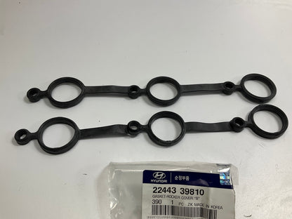 (2) NEW - OEM GENUINE Valve Cover Spark Plug Tube Seals For Hyundai 3.5L