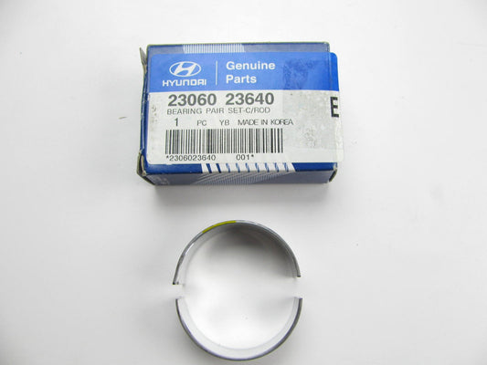 NEW - OEM 2306023640 Engine Connecting Rod Bearing Pair (Yellow) For Hyundai