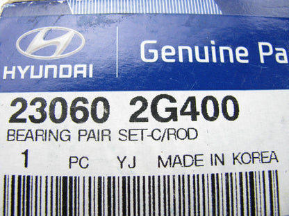 NEW GENUINE Engine Connecting Rod Bearing PAIR OEM For Hyundai 230602G400