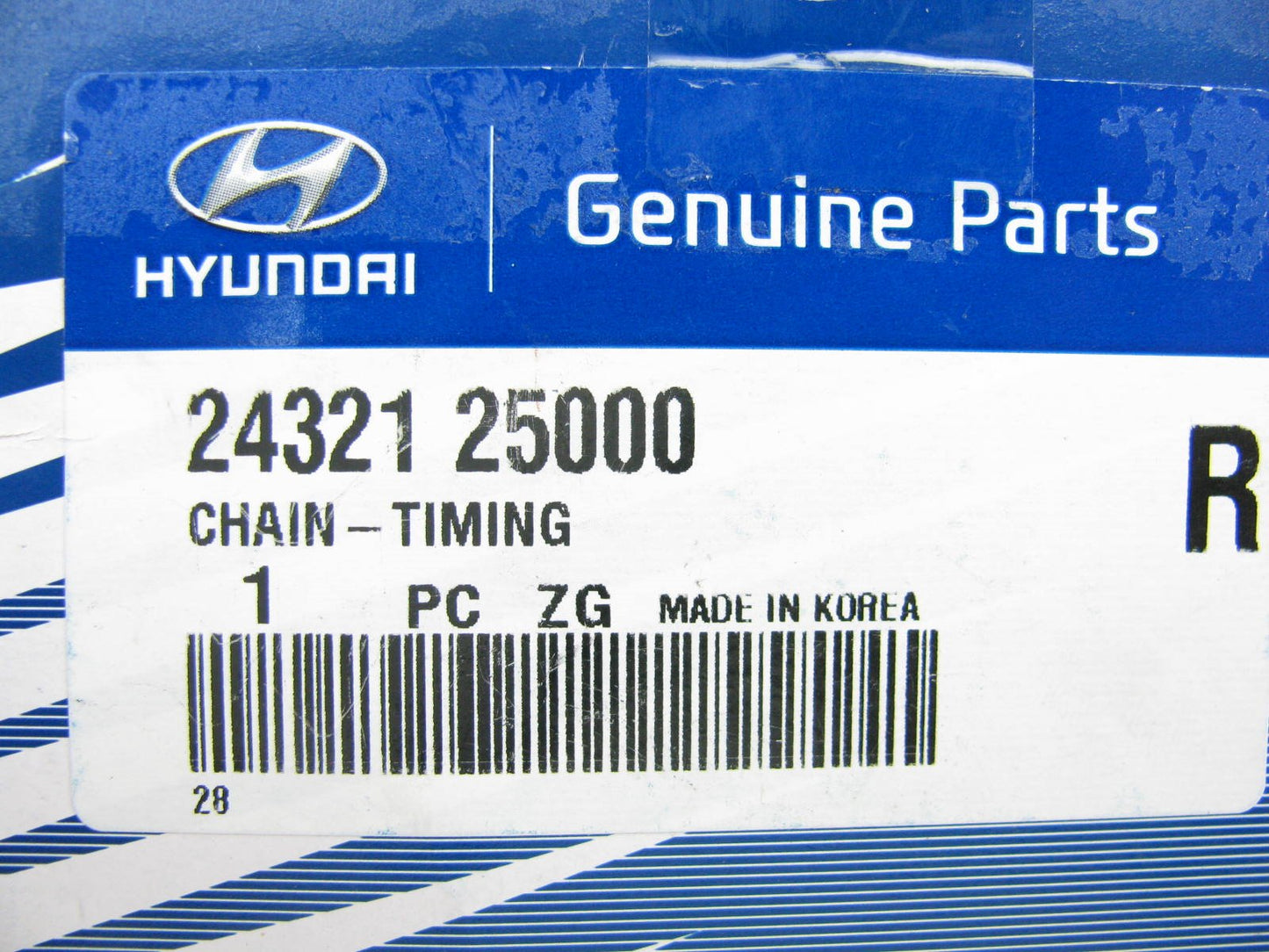 New OEM Engine Timing Chain 4-CYL ONLY For Hyundai 2432125000