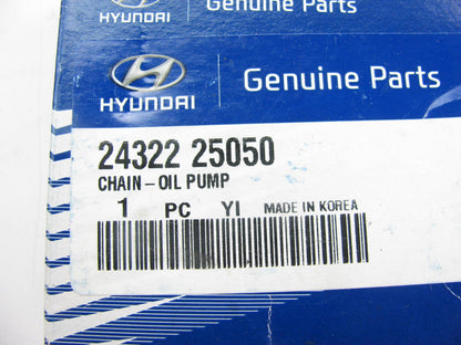 NEW - OEM 2432225050 Engine Oil Pump Chain For 2006-2015 Hyundai 2.4L DOHC