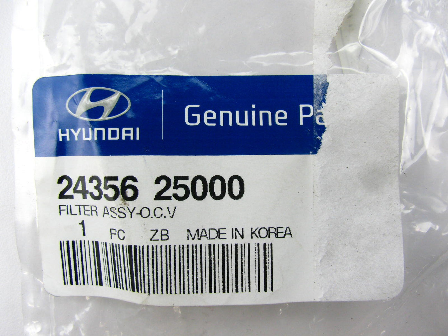 NEW - OEM 2435625000 O.C.V. Oil Control Valve Filter For Hyundai