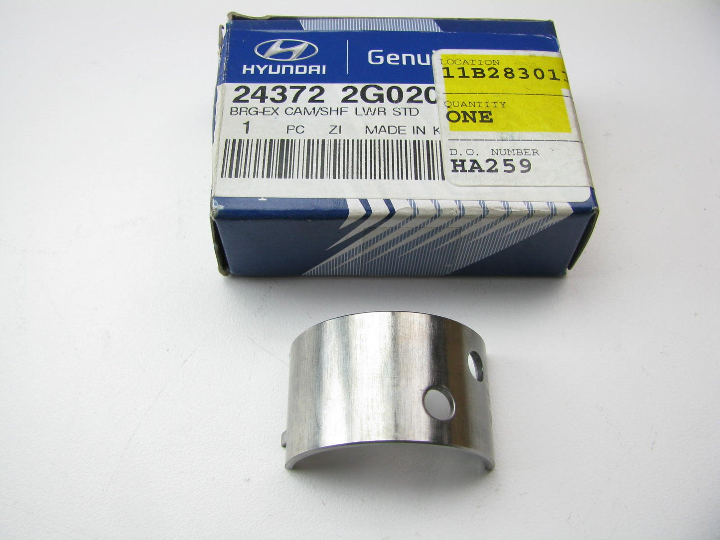 Engine Camshaft Bearing Lower HALF Shell OEM For Hyundai 2.4L 4-CYL. 243722G020