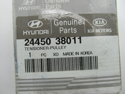 NEW - OEM ENGINE TIMING BELT TENSIONER PULLEY FOR HYUNDAI 2445038011
